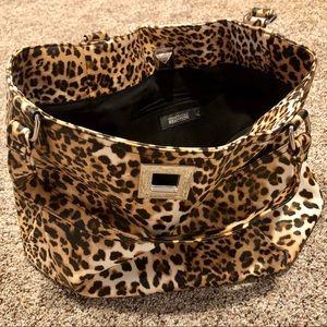 Kenneth Cole Reaction large leopard hobo bag